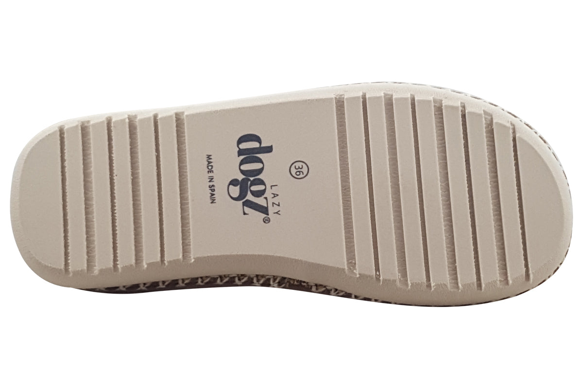 Lazy dogz Apollonia KLM044 Tan Womens Slippers