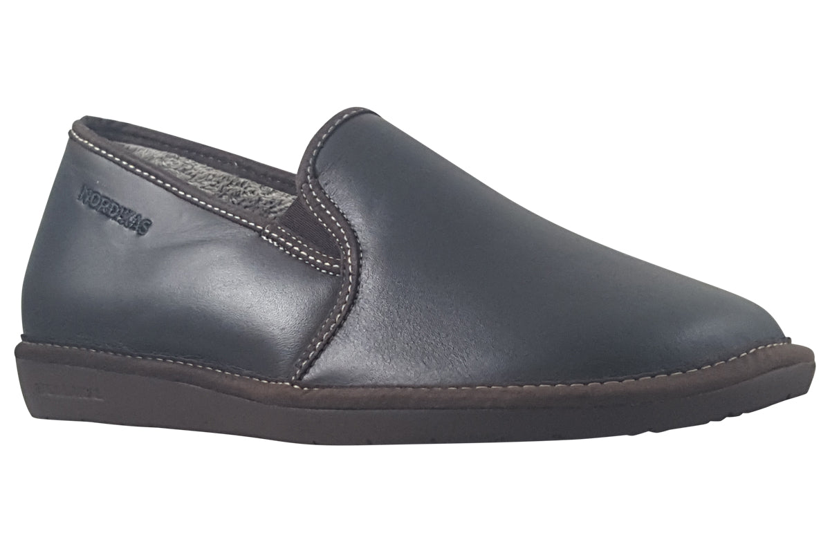Nordikas Noble (663-3M) Black Mens Slippers