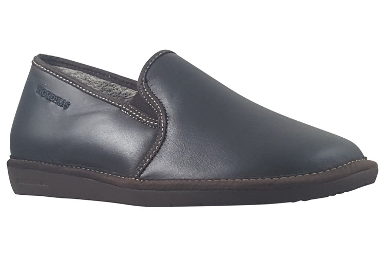 Nordikas Noble (663-3M) Black Mens Slippers
