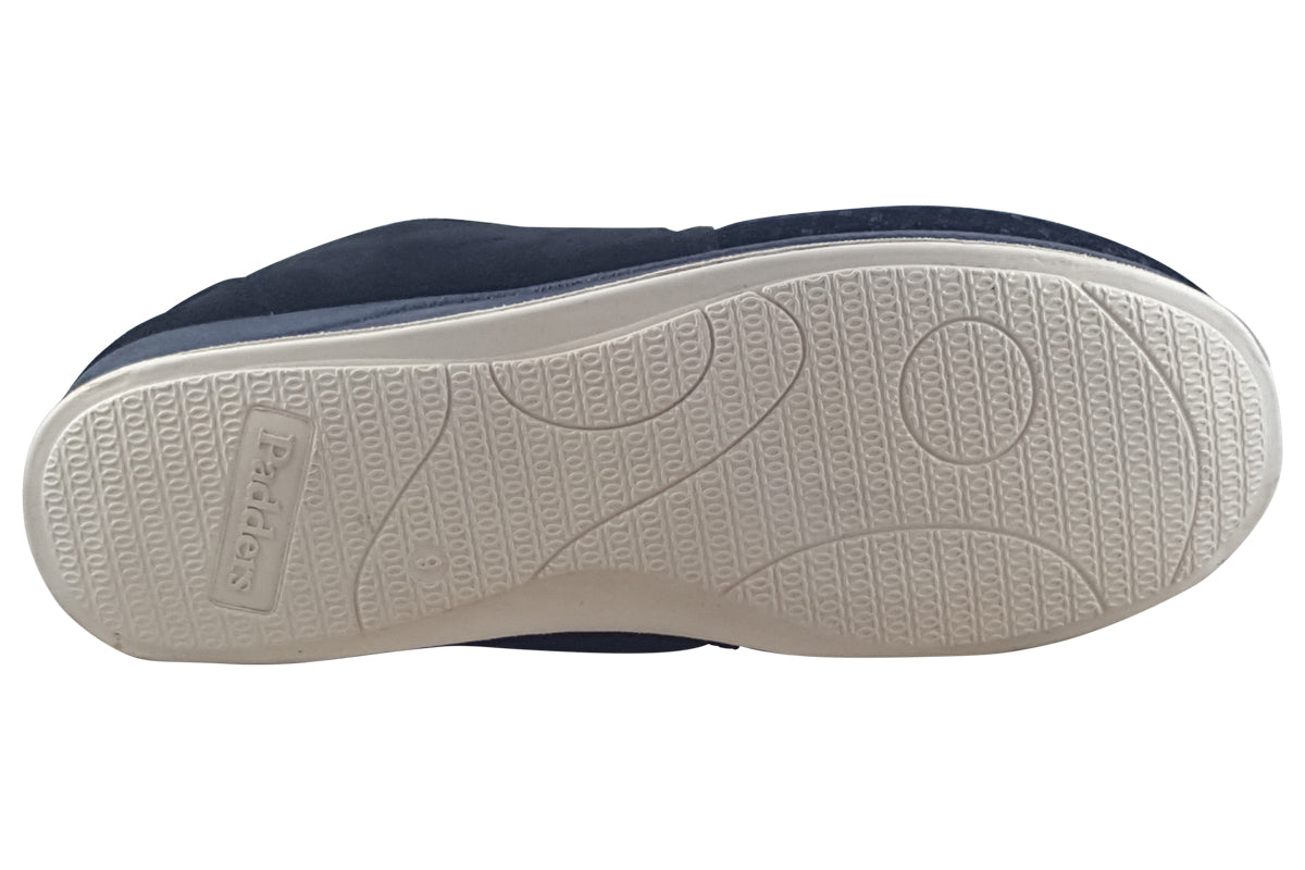 Padders Albert 408 Black Check Mens Slippers
