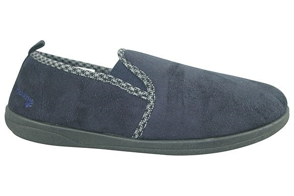 Padders Lewis Navy Mens Slippers
