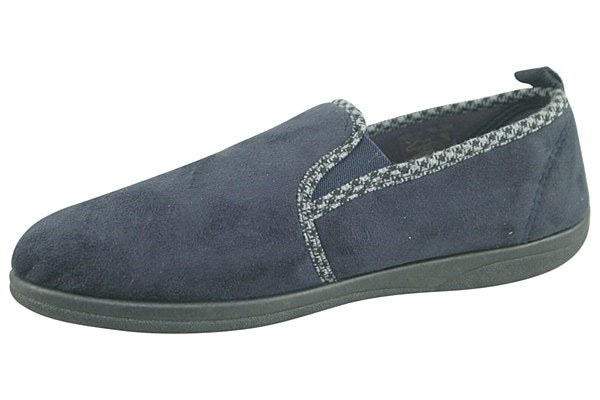 Padders Lewis Navy Mens Slippers