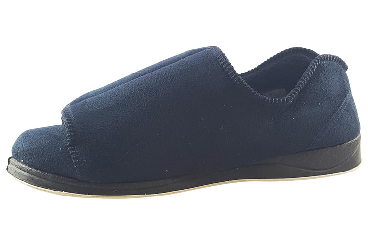 Padders Peter Navy Mens Slippers