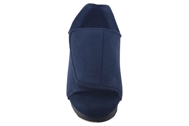 Padders Peter Navy Mens Slippers