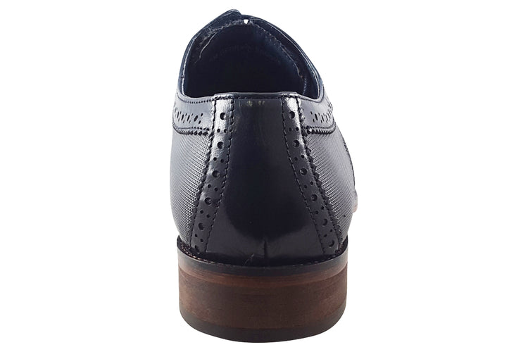 Paolo Vandini Gerrard Brogue Navy Mens Shoes
