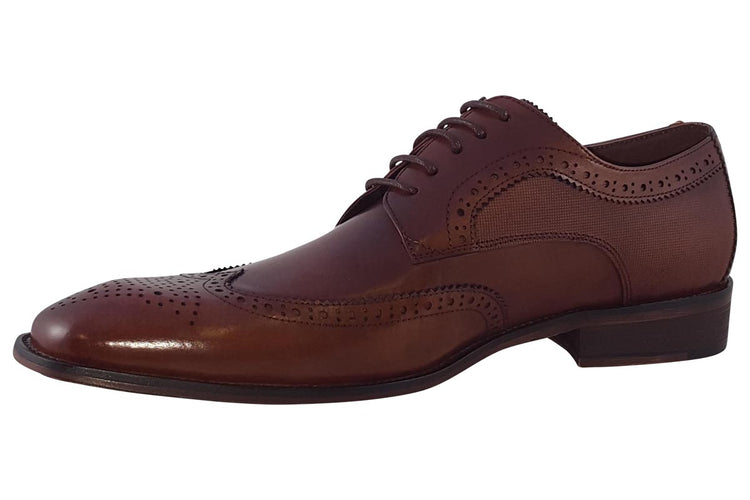 Paolo Vandini Gerrard Brogue Tan Mens Shoes
