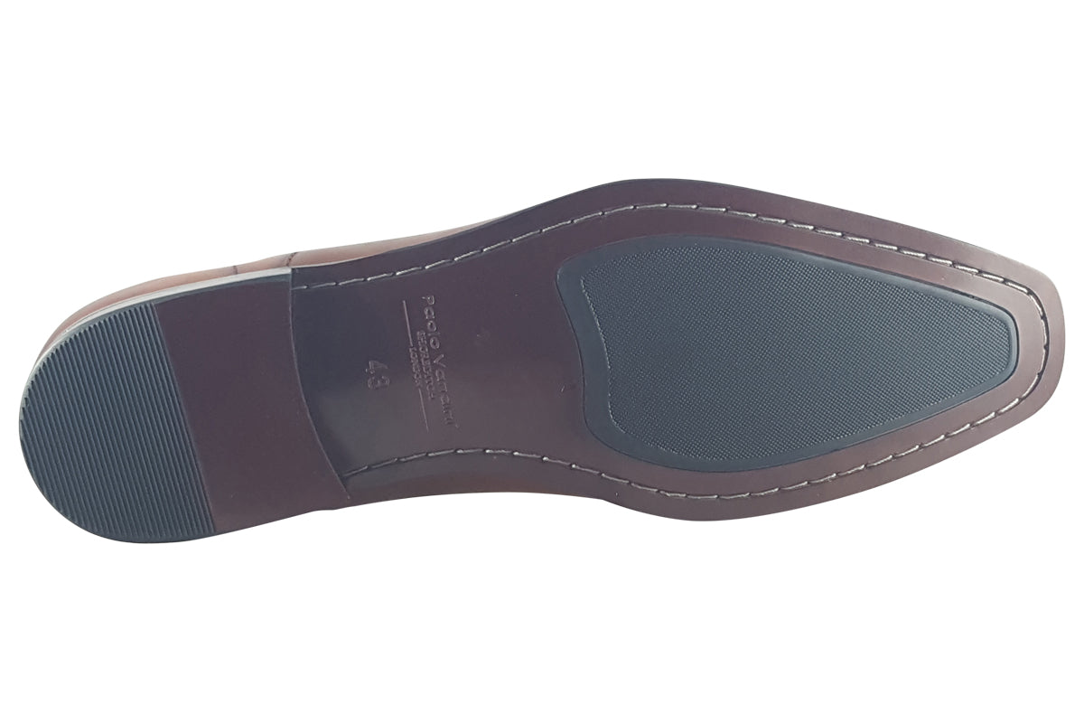 Paolo Vandini Gerrard Brogue Tan Mens Shoes