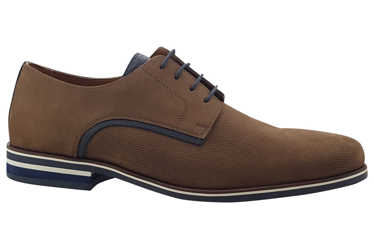 Paolo Vandini Hemsby Lace Tan Mens Shoes