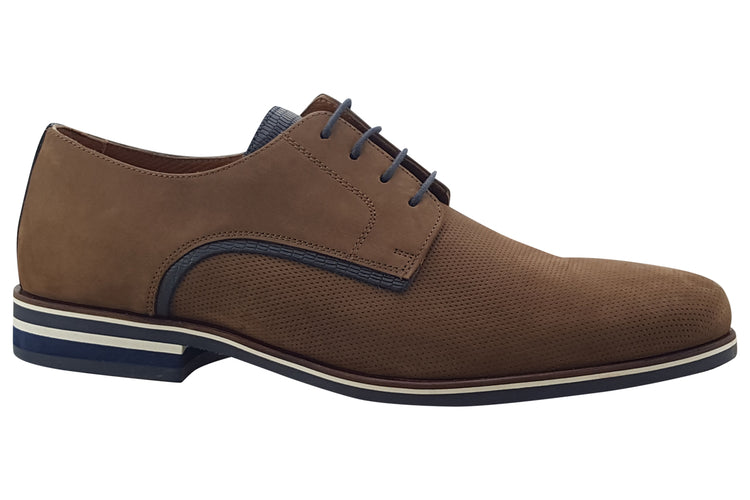 Paolo Vandini Hemsby Lace Tan Mens Shoes
