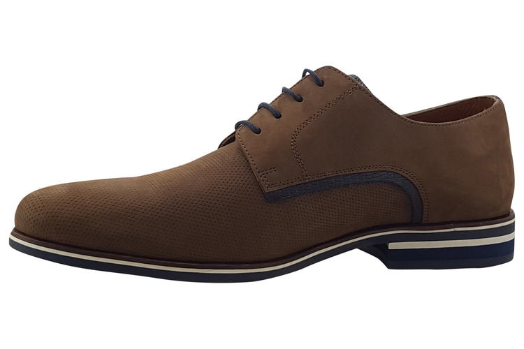 Paolo Vandini Hemsby Lace Tan Mens Shoes