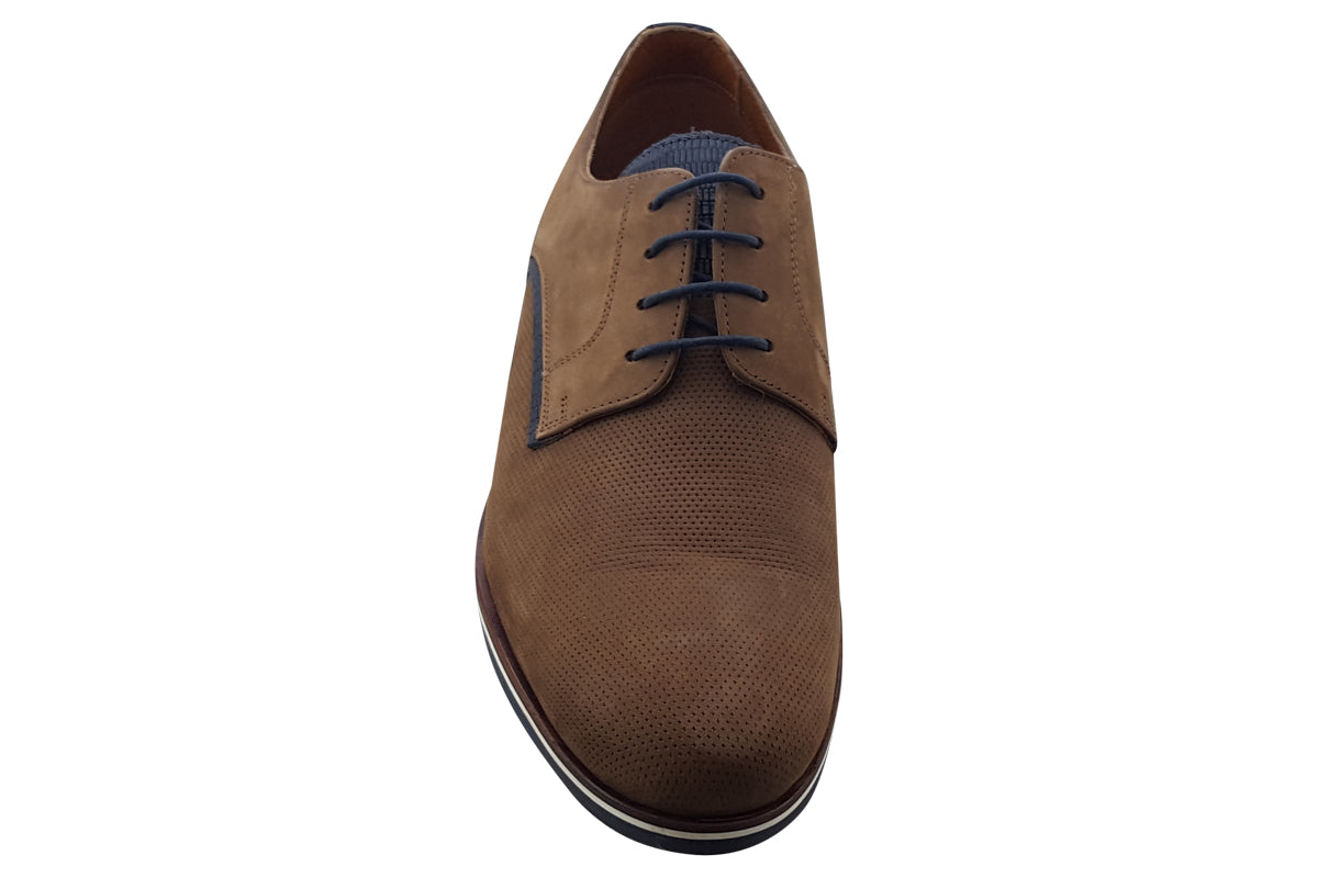 Paolo Vandini Hemsby Lace Tan Mens Shoes