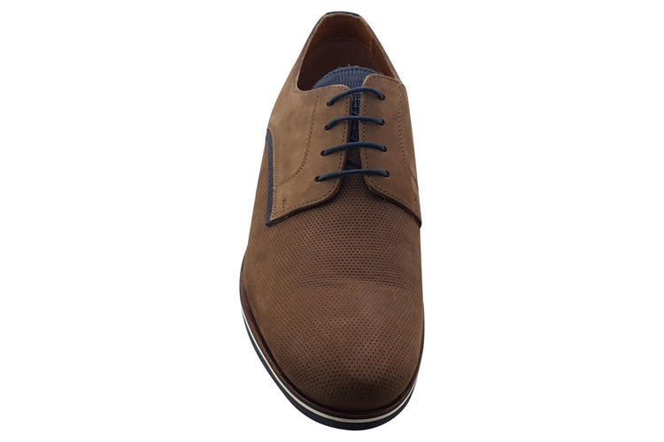 Paolo Vandini Hemsby Lace Tan Mens Shoes