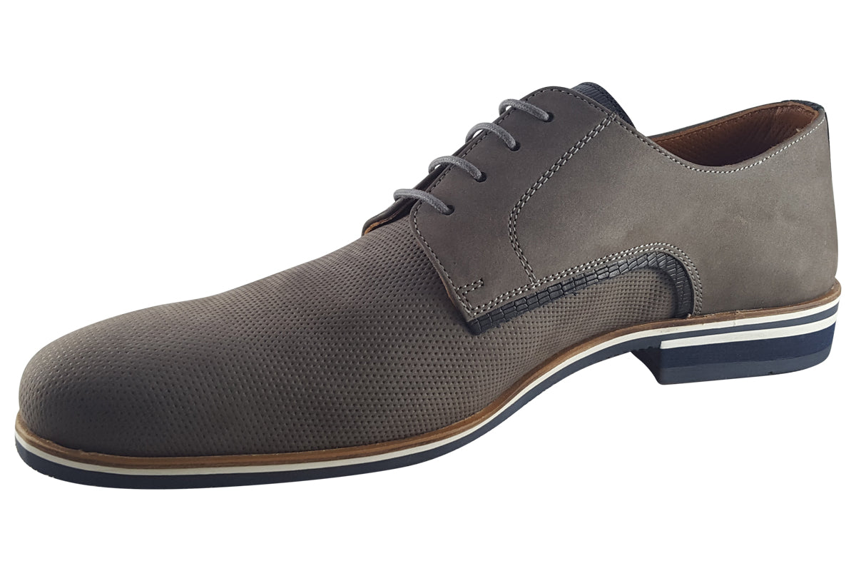 Paolo Vandini Hemsby Lace Dark Grey Mens Shoes