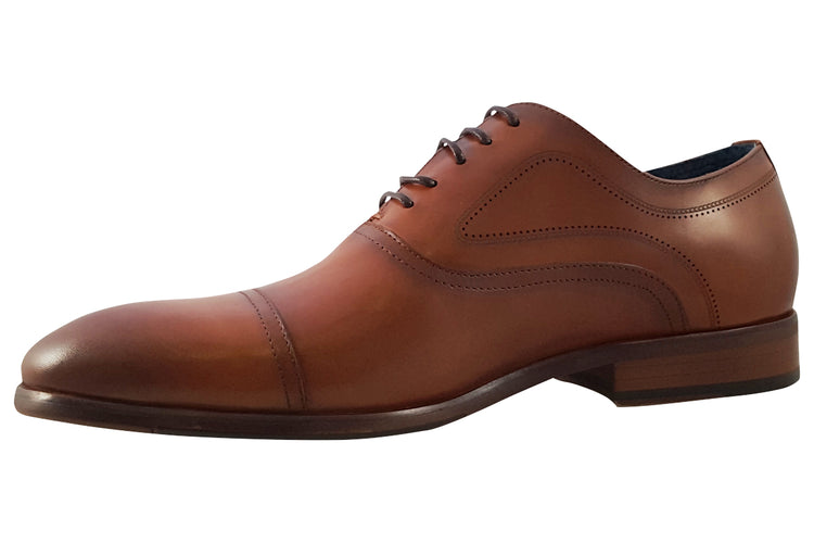 Paolo Vandini Keel Toecap Tan Mens Shoes