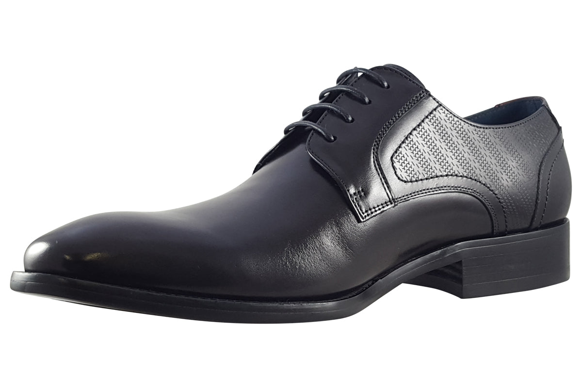 Paolo Vandini Melbury Derby Black Mens Shoes