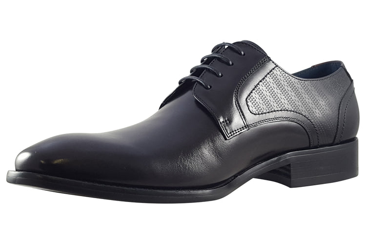 Paolo Vandini Melbury Derby Black Mens Shoes