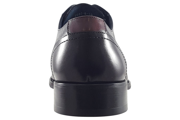 Paolo Vandini Melbury Derby Black Mens Shoes
