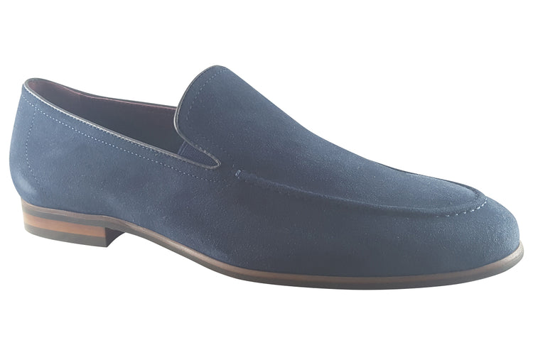 Paolo Vandini Monessie Loafer Navy Mens Shoes