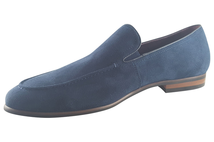 Paolo Vandini Monessie Loafer Navy Mens Shoes