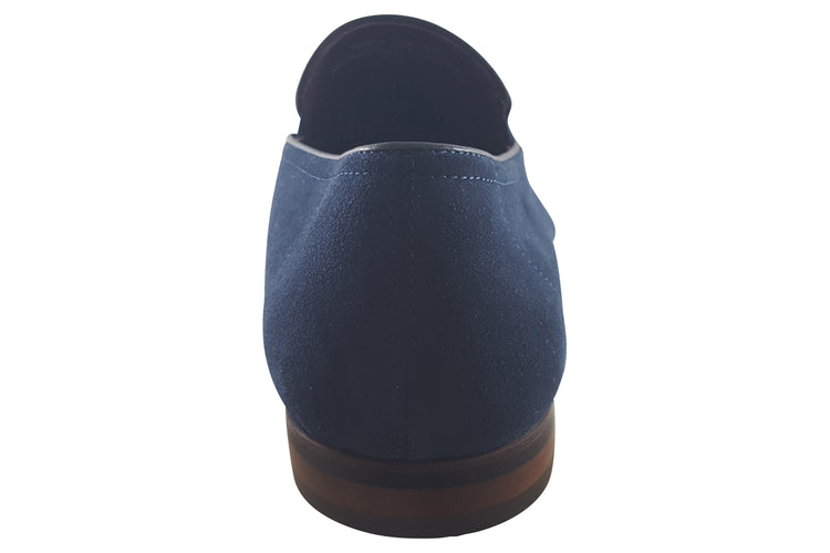 Paolo Vandini Monessie Loafer Navy Mens Shoes