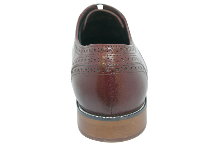 Paolo Vandini Praze Burgundy Mens Shoes