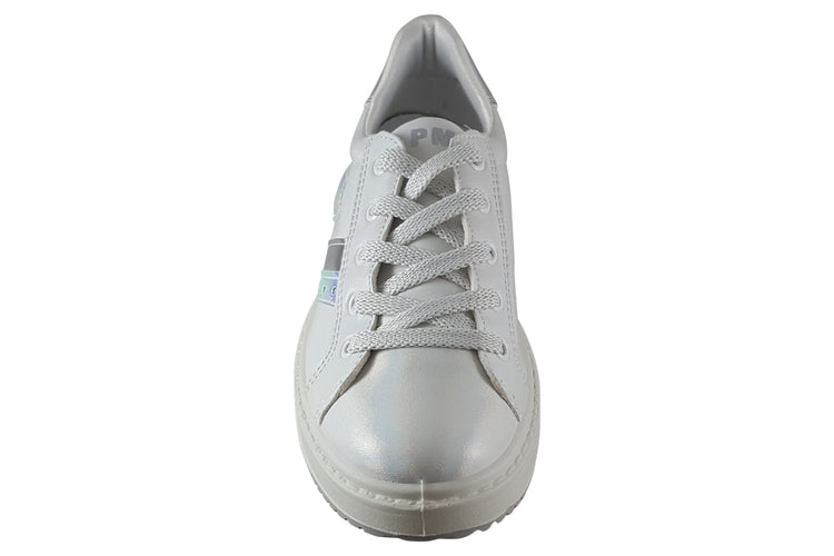 Primigi Coline Sneaker 38679-22 White/Silver Girls Shoes