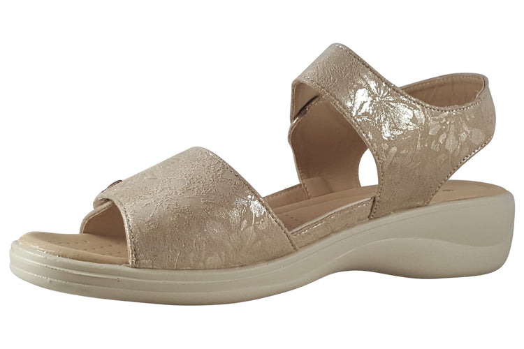 Shoe Tree Comfort Azalea Beige Womens Sandals