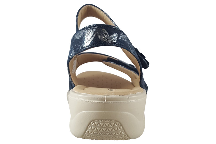 Shoe Tree Comfort Azalea Navy Womens Sandals