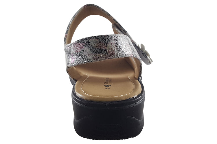Shoe Tree Comfort Azalea Silver Womens Sandals