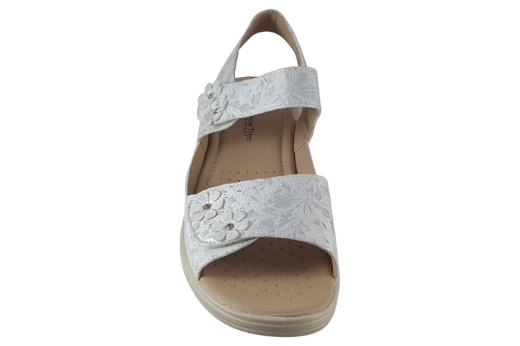 Shoe Tree Comfort Azalea White Womens Sandals