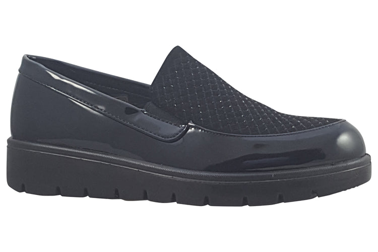 Shoe Tree Comfort Barbara Black Womens Shoes