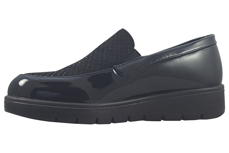 Shoe Tree Comfort Barbara Black Womens Shoes