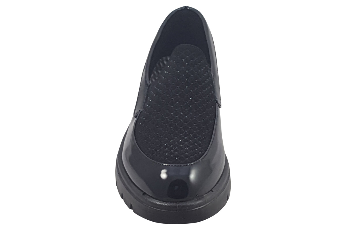 Shoe Tree Comfort Barbara Black Womens Shoes