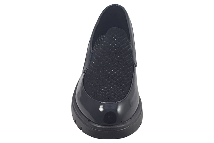 Shoe Tree Comfort Barbara Black Womens Shoes