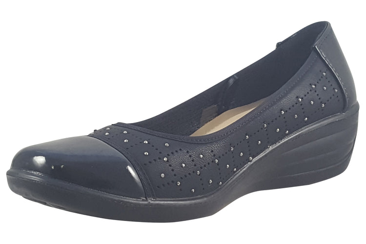 Shoe Tree Comfort Eternity Black Womens Shoes