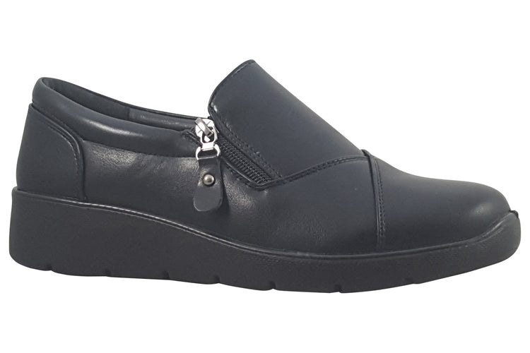 Shoe Tree Comfort Gail Black Womens Shoes