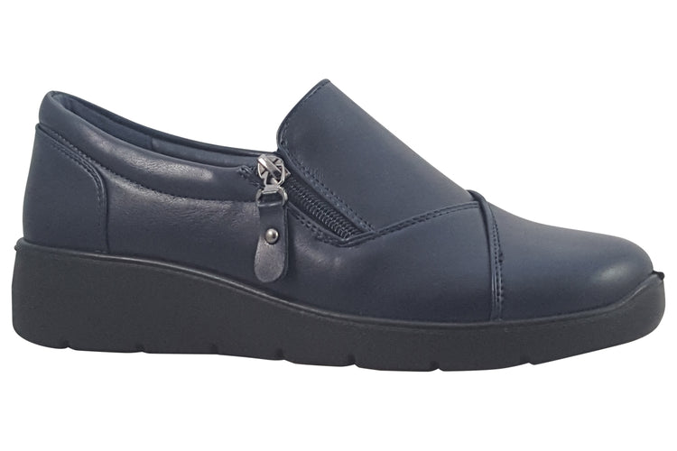 Shoe Tree Comfort Gail Dark Navy Womens Shoes