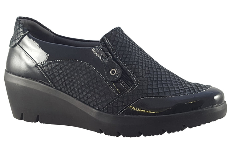 Suave Adrianna 6002 EE Black Multi Womens Shoes