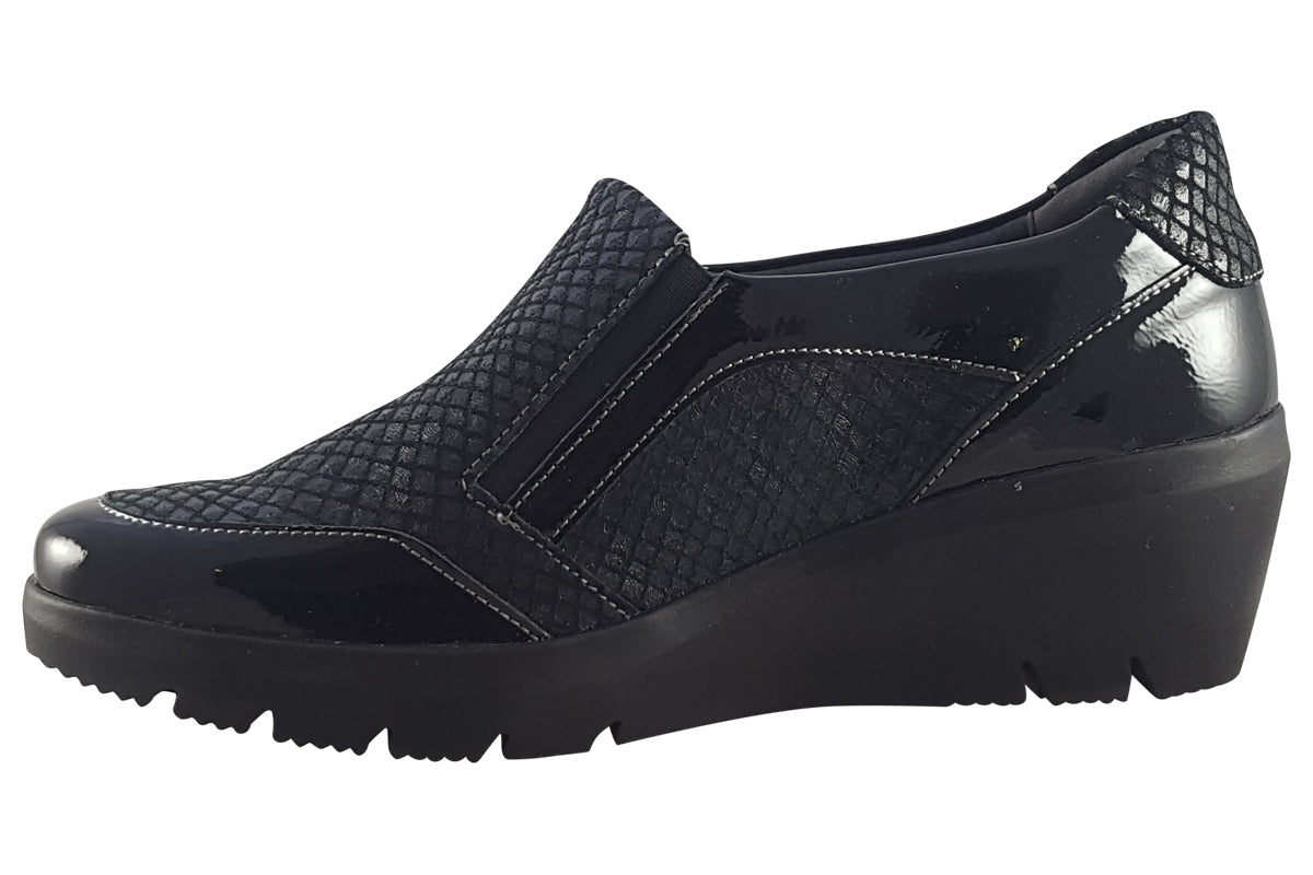 Suave Adrianna 6002 EE Black Multi Womens Shoes