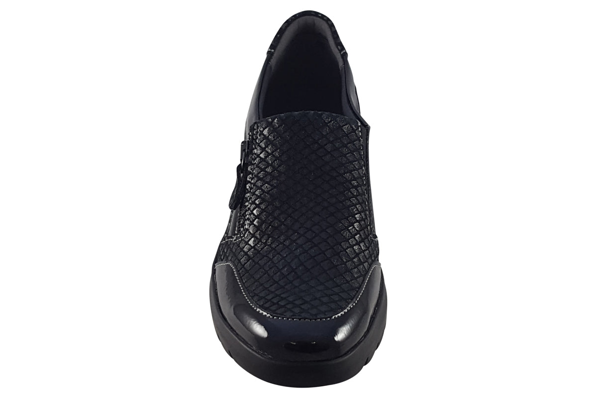 Suave Adrianna 6002 EE Black Multi Womens Shoes