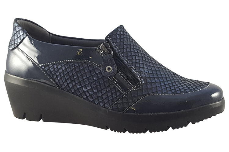 Suave Adrianna 6002 EE Navy Multi Womens Shoes