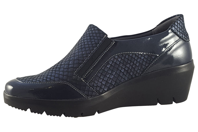 Suave Adrianna 6002 EE Navy Multi Womens Shoes