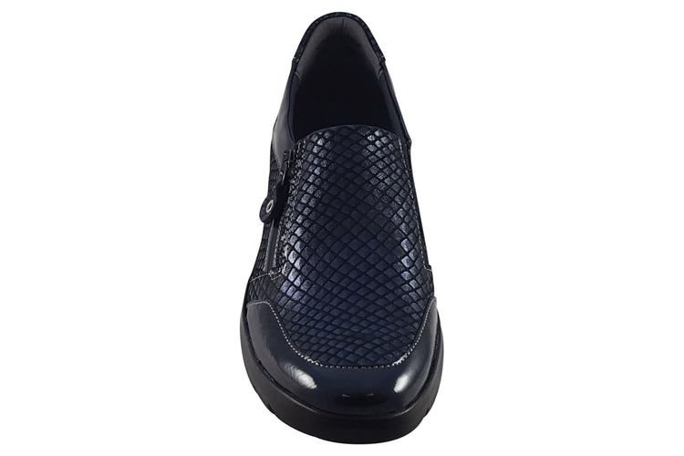 Suave Adrianna 6002 EE Navy Multi Womens Shoes