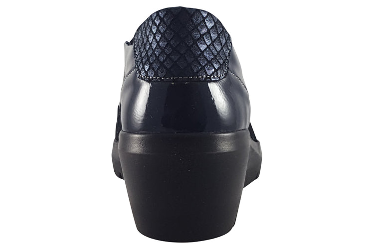 Suave Adrianna 6002 EE Navy Multi Womens Shoes