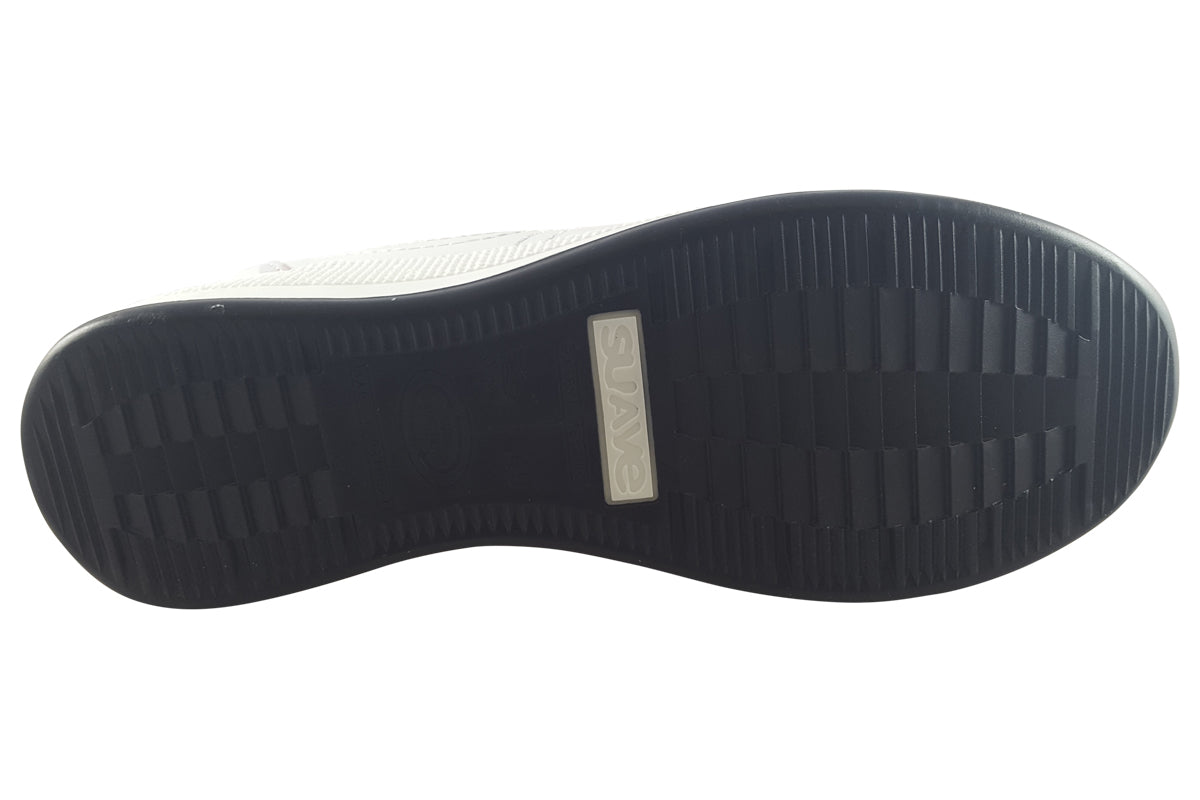 Suave Janis 6045 EE White Womens Fashion Trainers