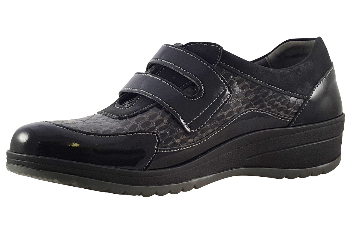 Suave Lynne 6037 EE Black Womens Shoes