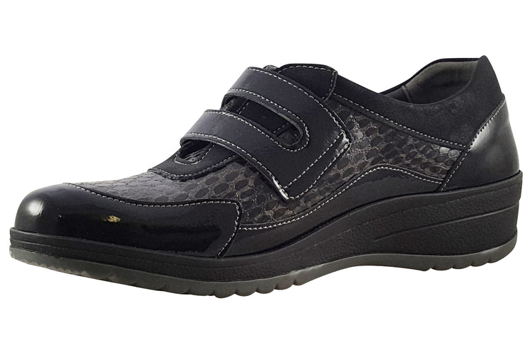 Suave Lynne 6037 EE Black Womens Shoes