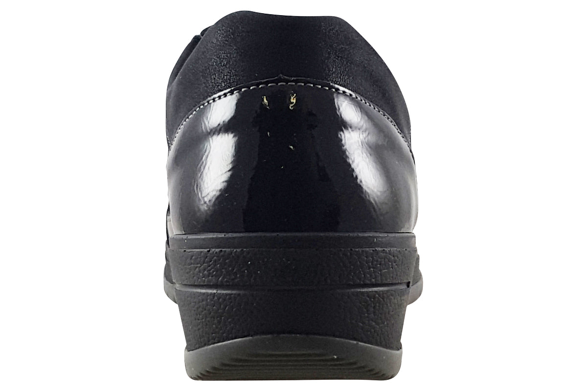 Suave Lynne 6037 EE Black Womens Shoes