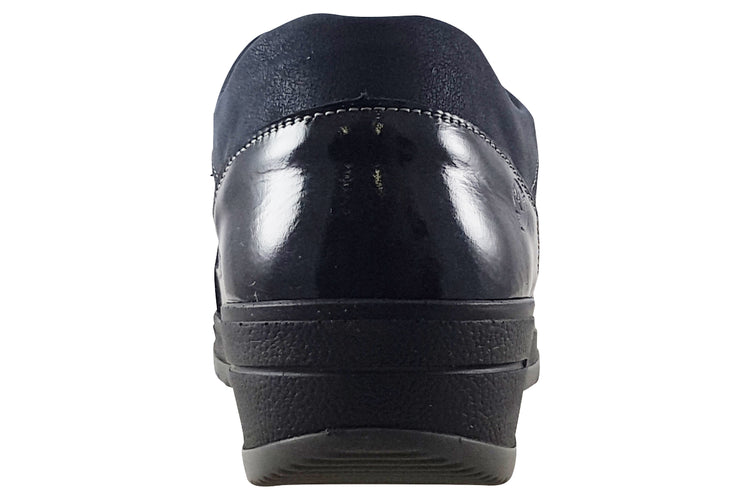 Suave Lynne 6037 EE Navy Womens Shoes