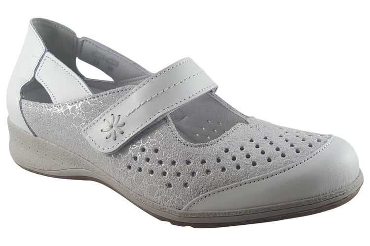 Suave Mary Jane-2 6030 E White Womens Shoes